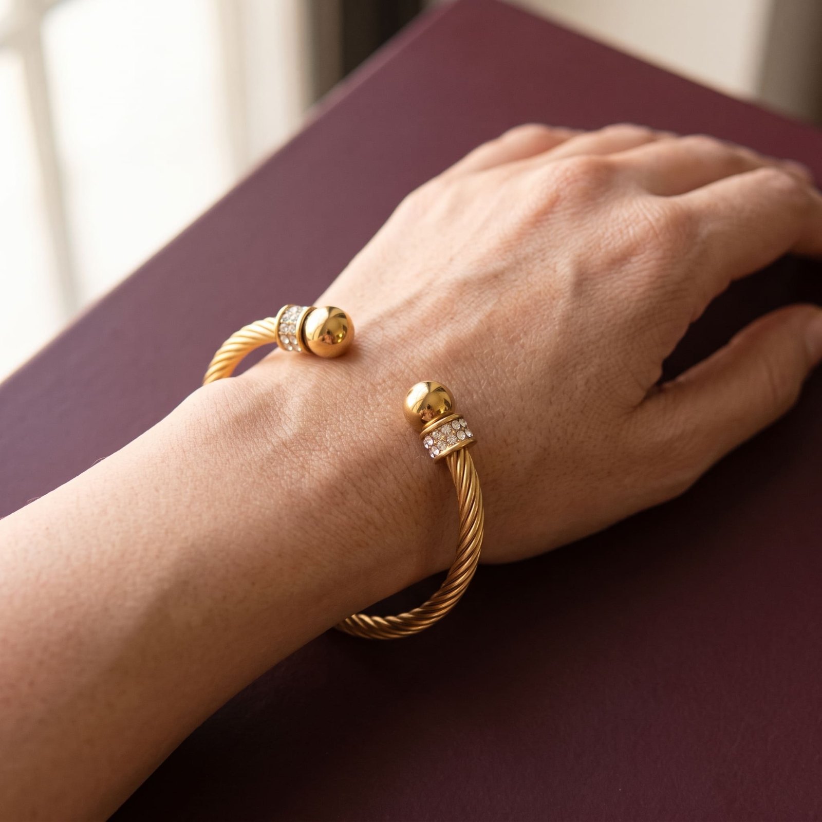 Braclet Jonc Aera - Acier Inoxydable Garantie
