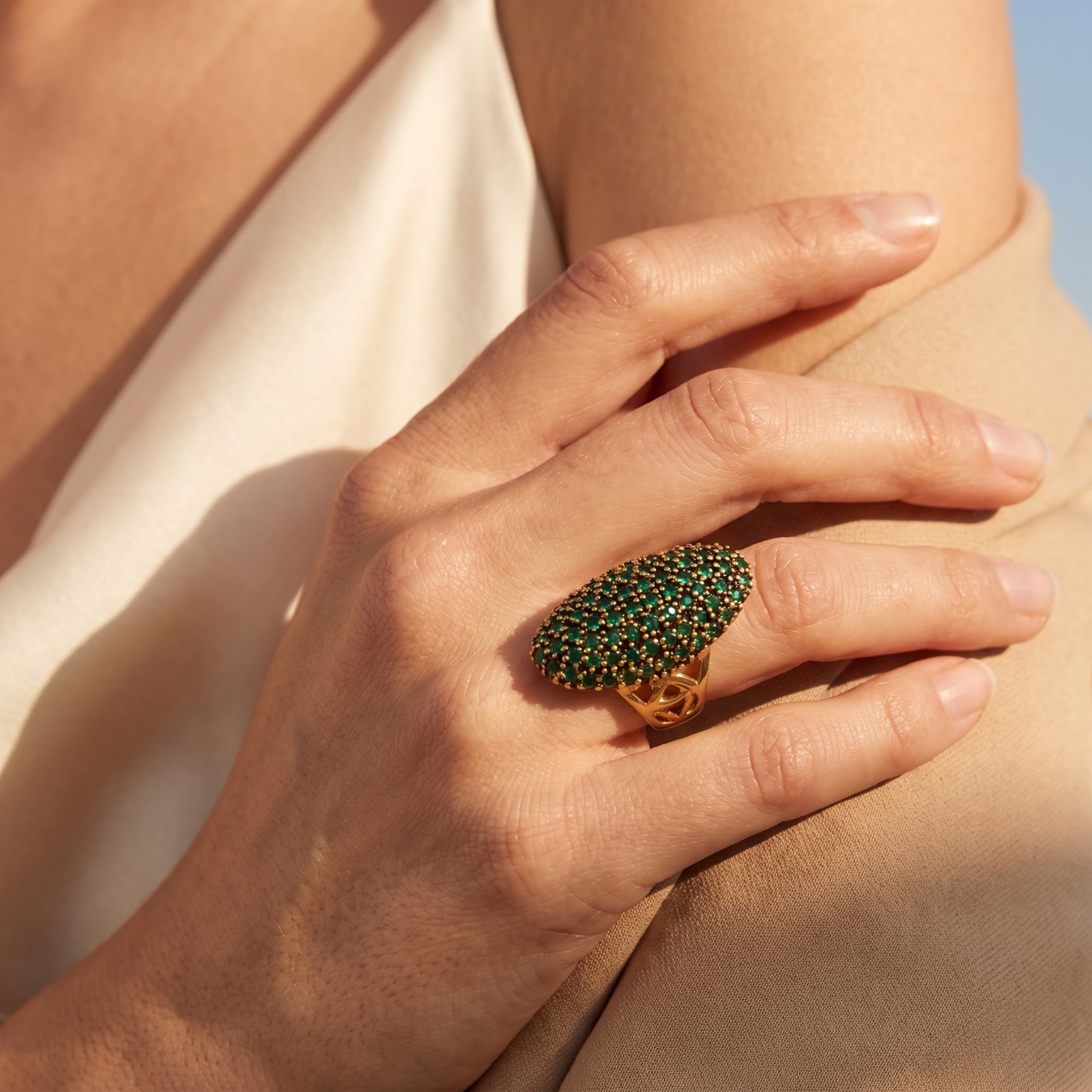 Bague Ovalia - Acier Inoxydable Garantie