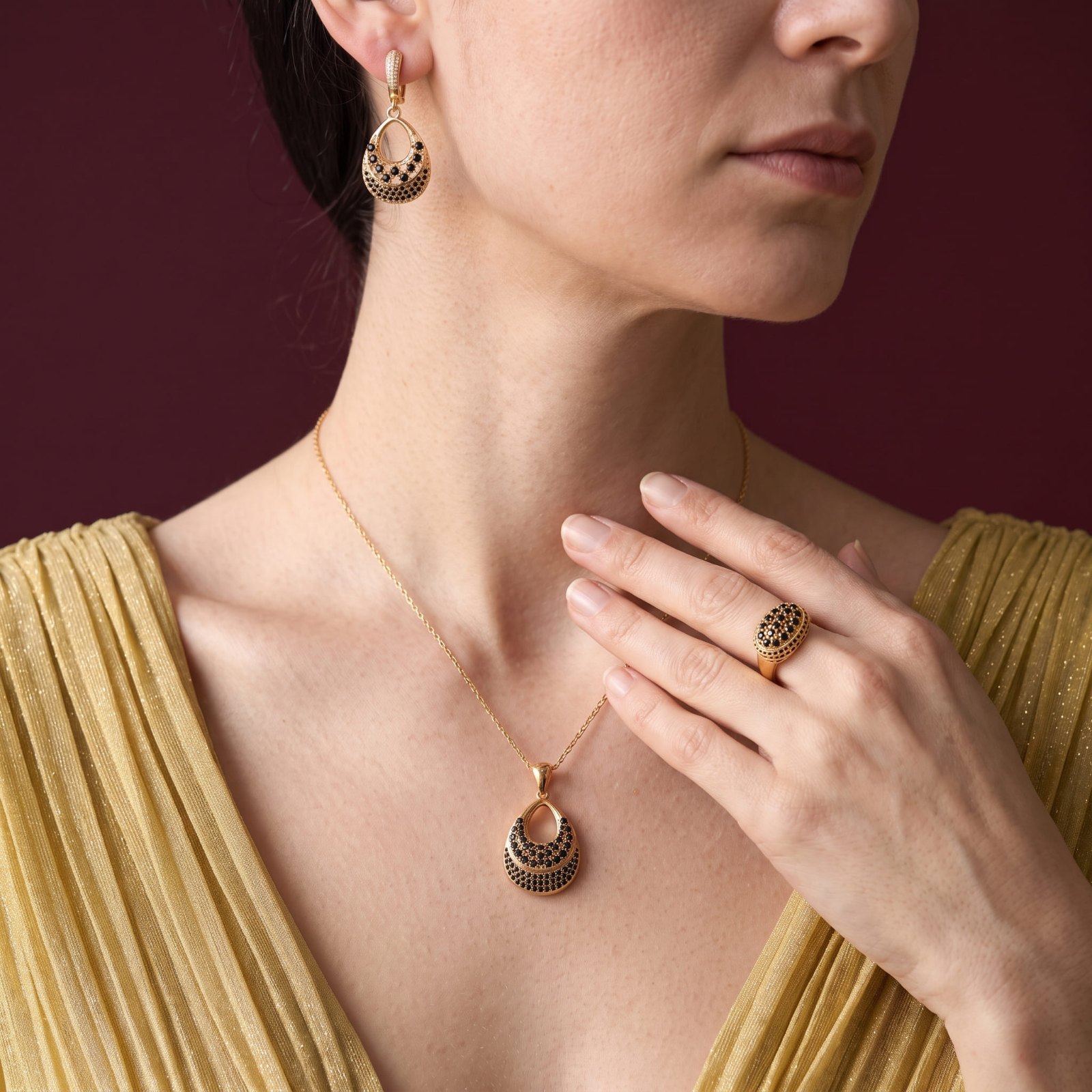 Parure Scintilla - Plaqué Or 18K