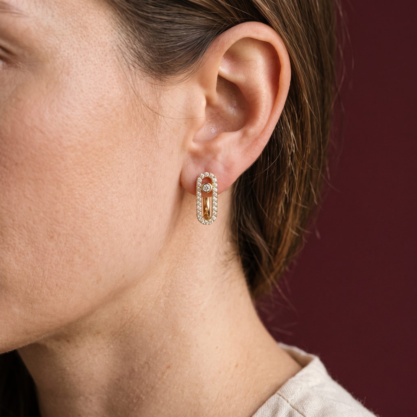 Boucles D'Oreilles Nova – Plaqué Or