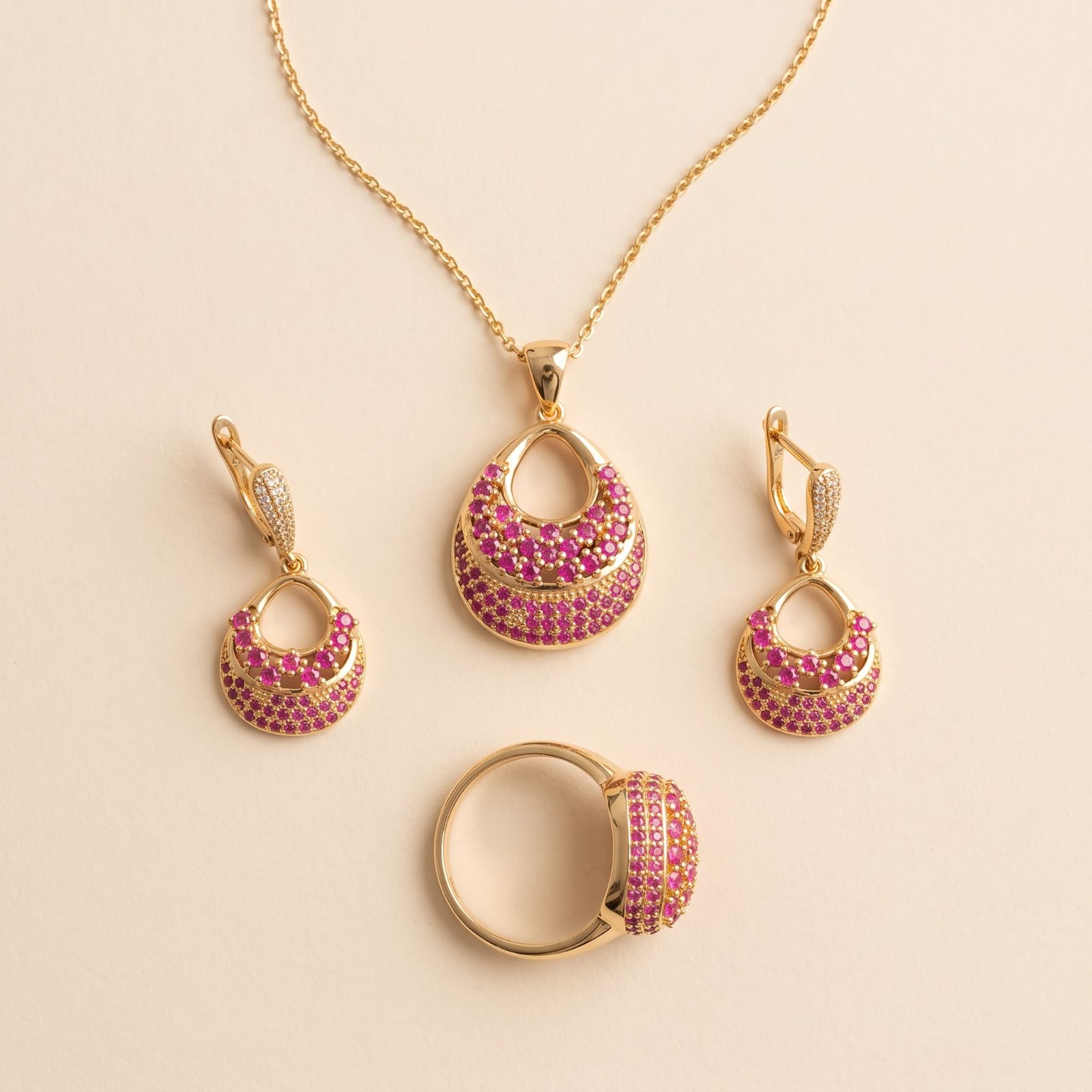 Parure Scintilla - Plaqué Or 18K